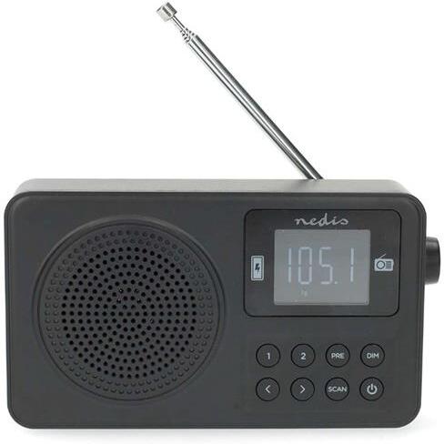 FM rádio NEDIS RDFM2225BK