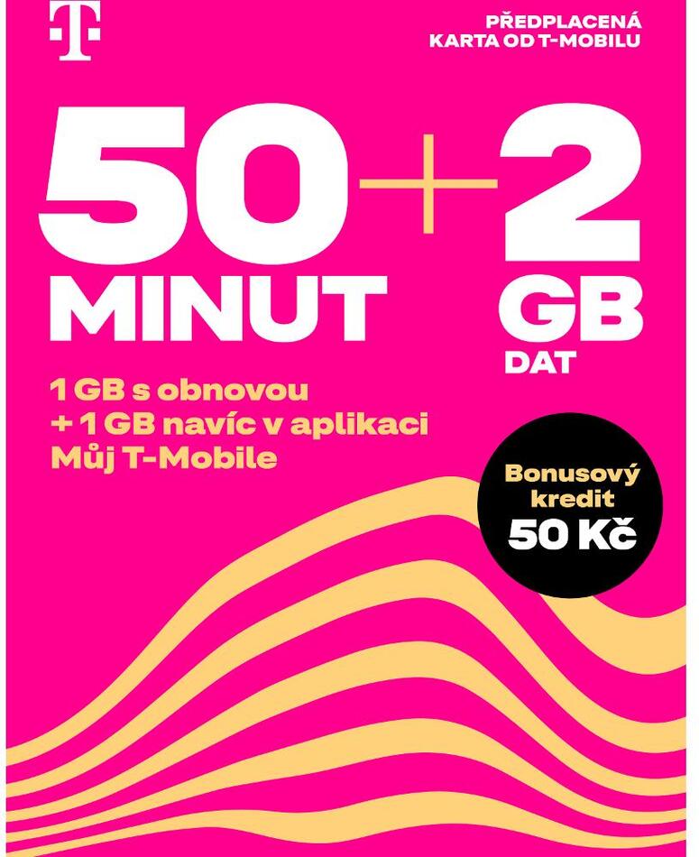 Karta T-Mobile Twist 50 MINUT + 2GB
