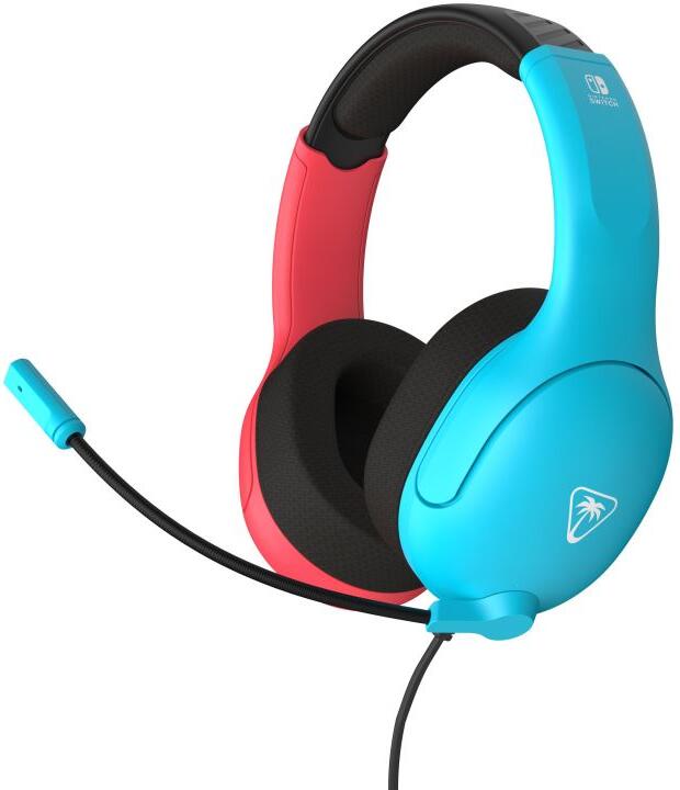 Herní sluchátka Turtle Beach Airlite Fit, Nintendo Switch, modro-červená (TBS-8002-25)