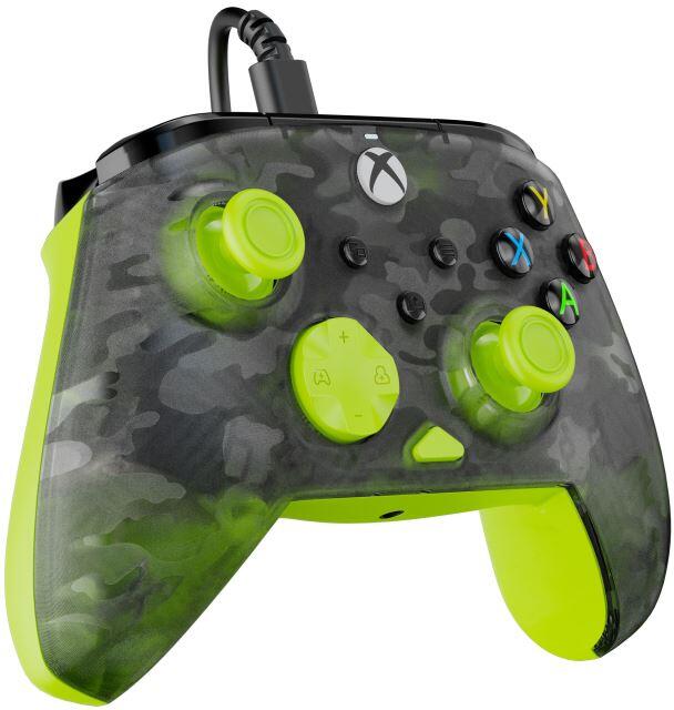 Turtle Beach Rematch Core, herní ovladač pro XBOX Series X/S, XBOX One, PC, Ghost Black Camo/Yellow (TBC-2007-75)
