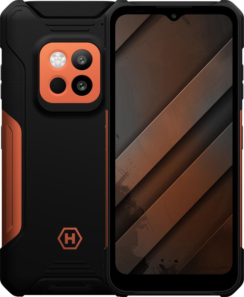Telefon myPhone Hammer Construction 2 Thermal 5G 8GB/128GB oranžový