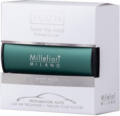 Millefiori Icon White Musk vůně do auta Classic zelená