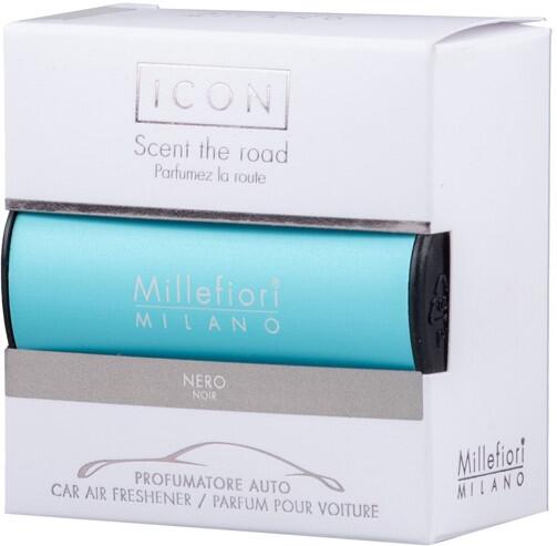 Vůně do auta Millefiori Milano Icon Nero Classic, světle modrá