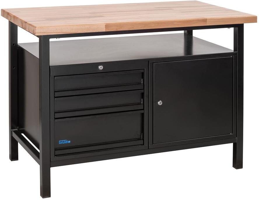 Dílenský stůl P 1200 SLT Black Line Güde
