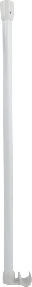 MSV držák tyče na sprchový závěs ALU, bílá, 60 cm