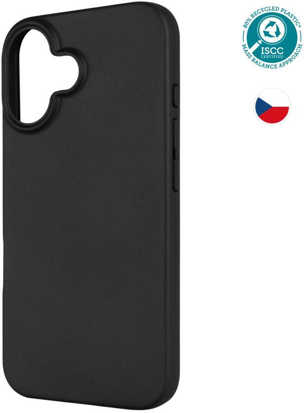 TPU gelový kryt FIXED ReStory pro Apple iPhone 16, černý