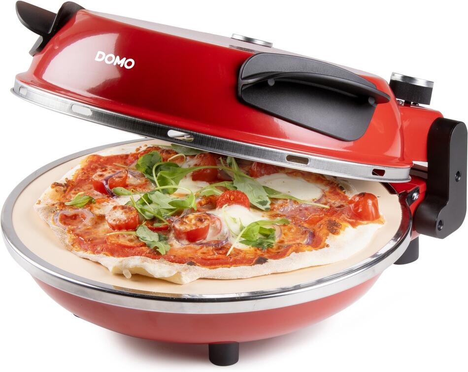 Pizza pec na čerstvou pizzu - červená - DOMO DO9284PZ