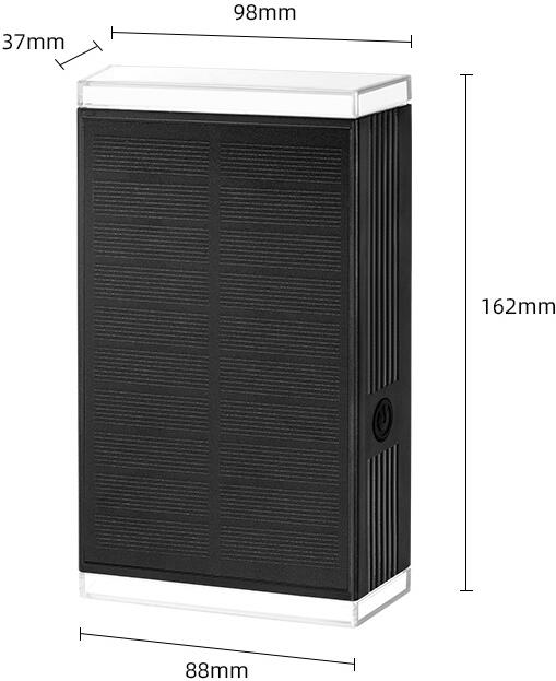 Venkovní solární nástěnné LED osvětlení Immax SUN EASY IP45 4000K černé