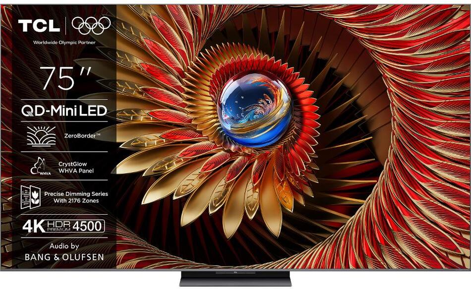 QLED televize TCL 75C8K
