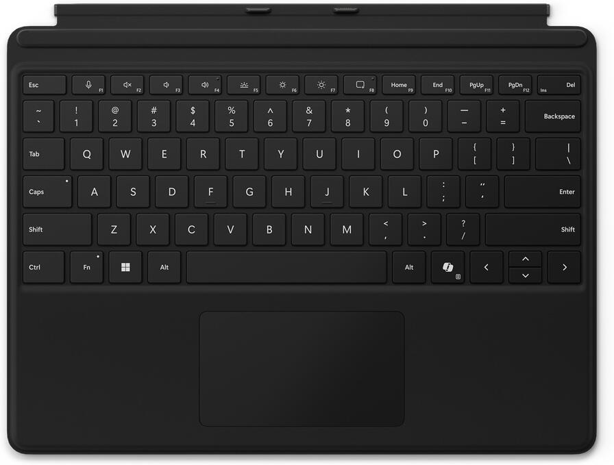 Microsoft Surface Pro Keyboard (Black), Commercial, CZ&SK (potisk) (EP2-00416)