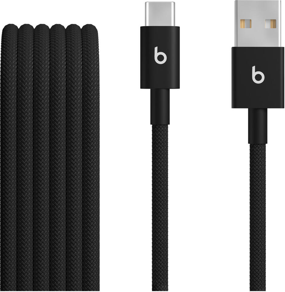Apple beats USB-A / USB-C Woven Cable (1.5m)- Bolt Black (MDGG4EE/A)