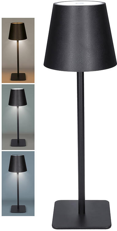LED nabíjecí lampička Solight Lucca WO69-B, černá