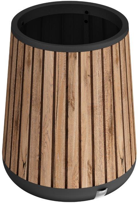 Květináč Keter Deco Conic walnut