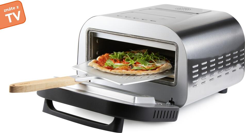Elektrická pec na pizzu Domo Pizza pec Genius DO9289PZ, nerezová