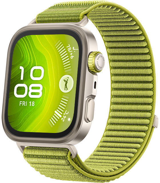 Chytré hodinky HUAWEI Watch Fit 4 Pro, zelené