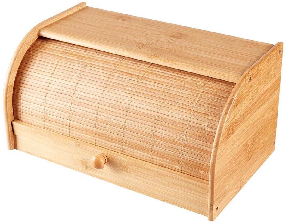 Bambusový chlebník s rolovacím víkem