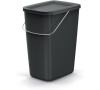 Koš odpadkový COMPACTA Q FLAP BASIC černý 12l KEDEN