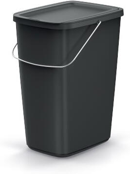 Koš odpadkový COMPACTA Q FLAP BASIC černý 12l KEDEN