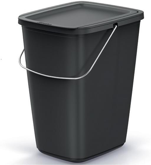 Koš odpadkový COMPACTA Q FLAP BASIC černý 9l KEDEN