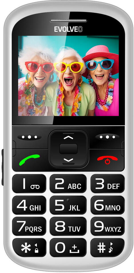 Mobilní telefon EVOLVEO EasyPhone XS, bílý