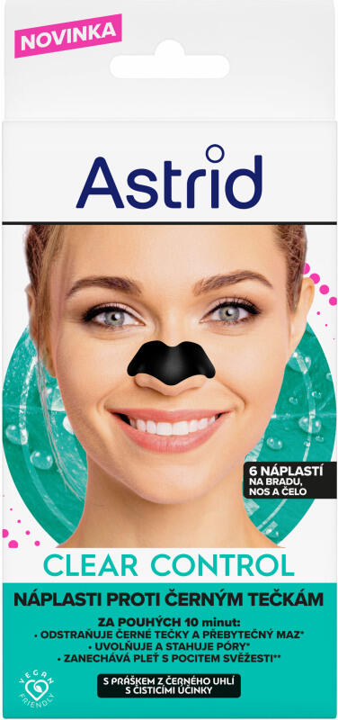 Astrid Clear Control – náplasti proti černým tečkám (6?ks)