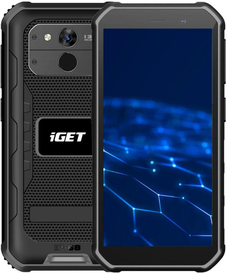 Mobilní telefon iGET T1 6/128GB Black