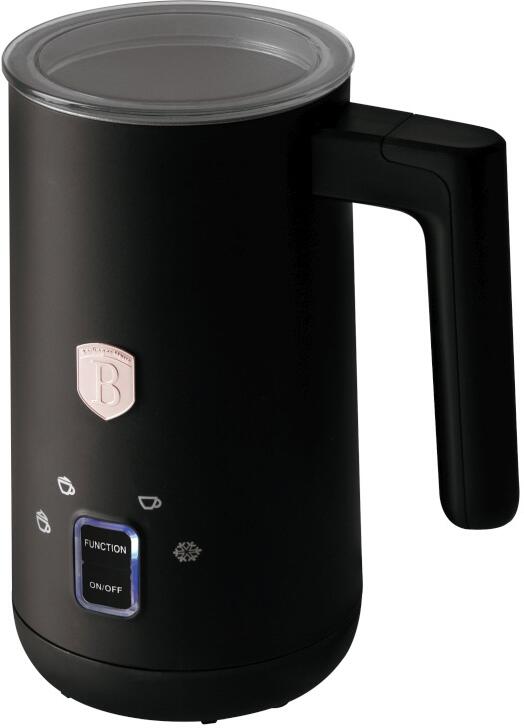Elektrický napěňovač mléka BerlingerHaus BH-9574, Matte Black Collection