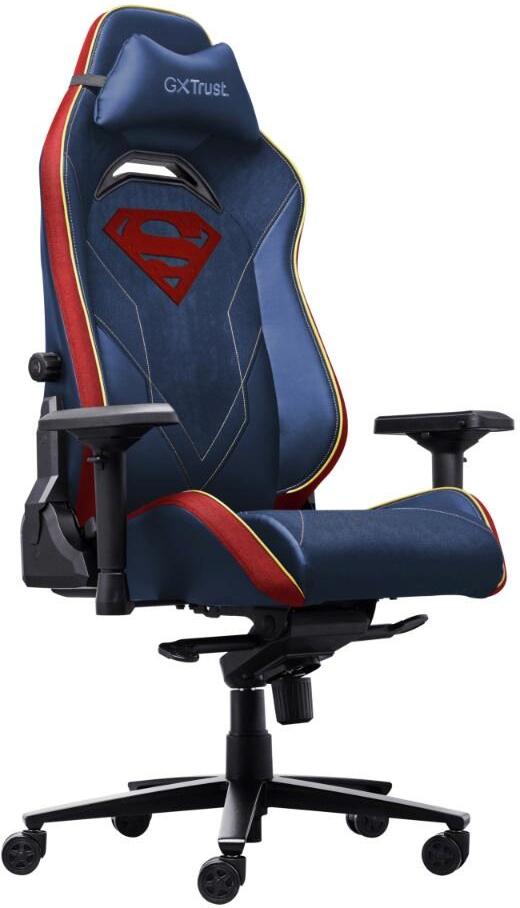 TRUST herní židle GXT 721SM RUYA PRO Superman, modrá (25742)