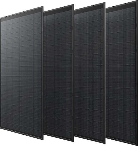 EcoFlow sada čtyř 250W rigidních solárních panelů