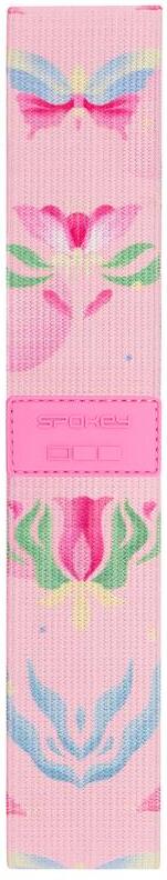 Spokey THE BLOOM BAND Posilovací textilní guma, medium