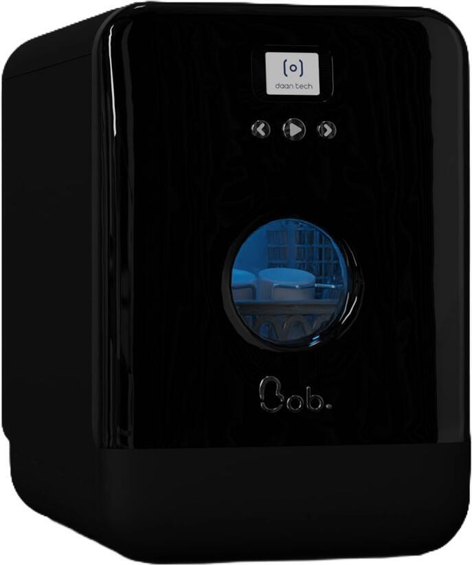 Stolní myčka SAS DAAN TECHNOLOGIES Bob, lesklá černá/černá