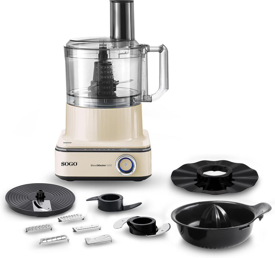 Sogo SS-14575 food processor s příslušenstvím