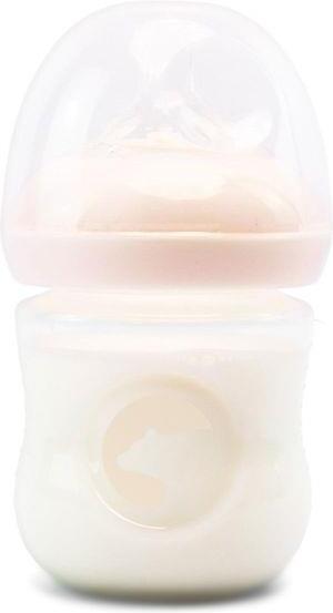 Kojenecká lahvička Kidnort Blabaer 125ml pudrová 0-3m