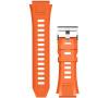 Řemínek silikonový ALIGATOR 22mm, oranžový