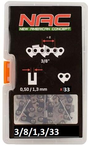 Pilový řetěz NAC 33čl-3/8"-1,3 pro PHCBE90-CH 91PX033E