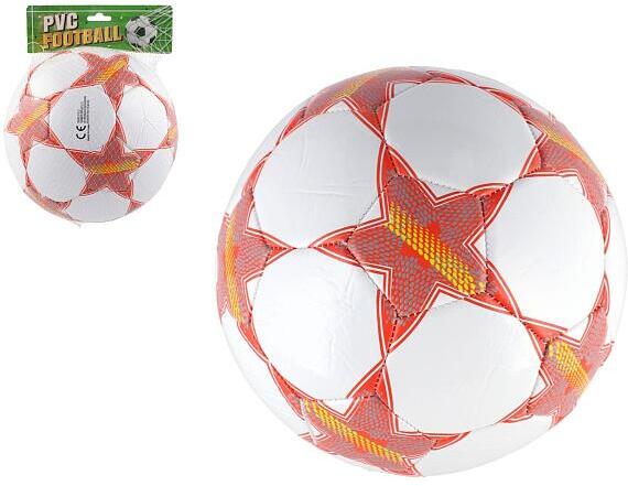 Teddies Míč fotbalový nafouknutý šitý 23cm v síťce