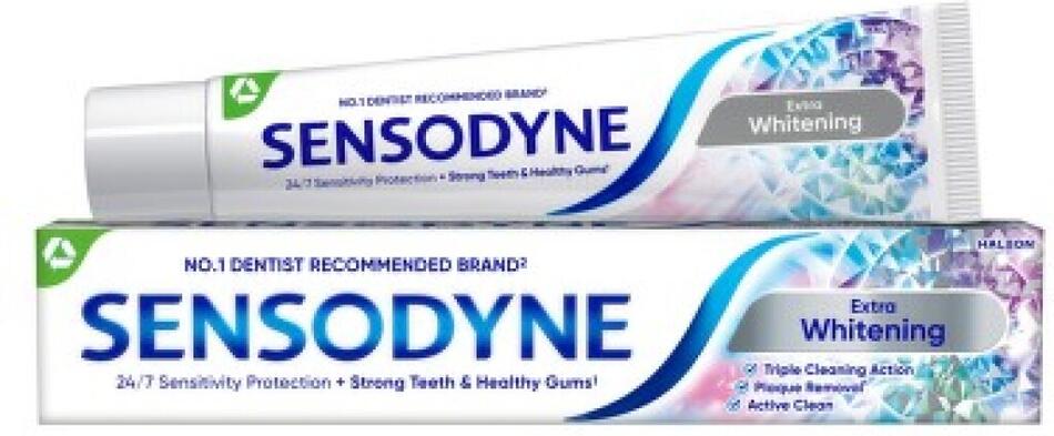 Sensodyne Extra Whitening zubní pasta, 75 ml