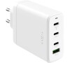 Nabíječka FIXED s 3xUSB-C a USB výstupem, 120W, bílá