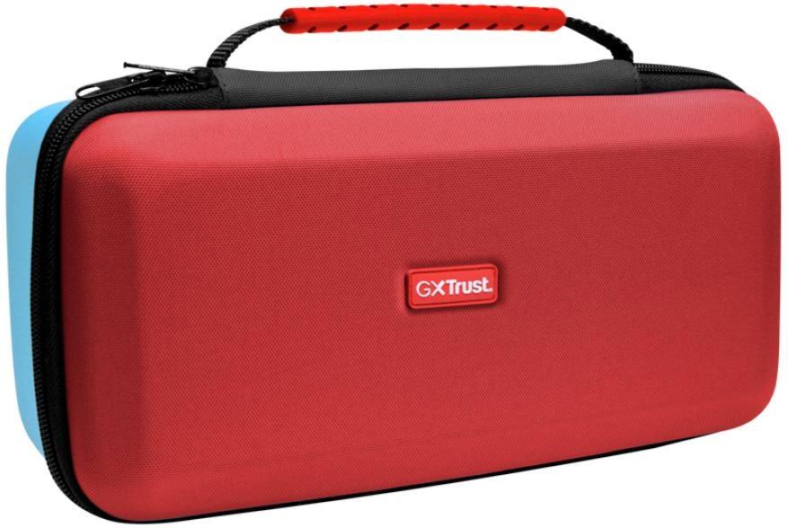 TRUST Pouzdro pro Nintendo Switch GXT1252RB XL HARDCASE SWITCH 2, červeno-modrá (25764)