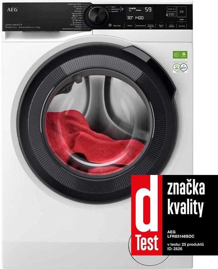 Pračka AEG série 8000 LFR83146SOC bílá