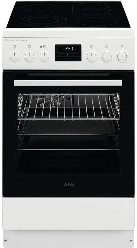 Sporák AEG 600 SteamBake CCB56491BW