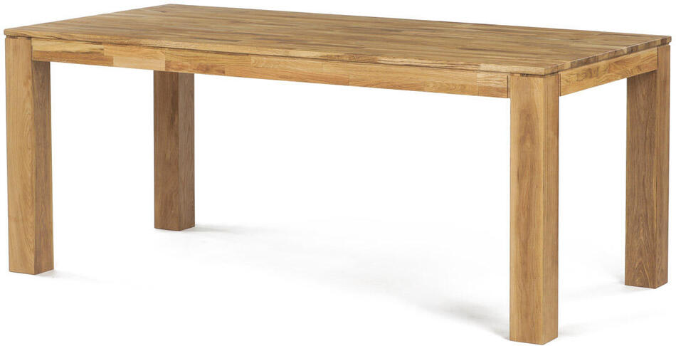 Jídelní stůl 180x90cm, masiv, dub, DS-H180 DUB Autronic, Přírodní