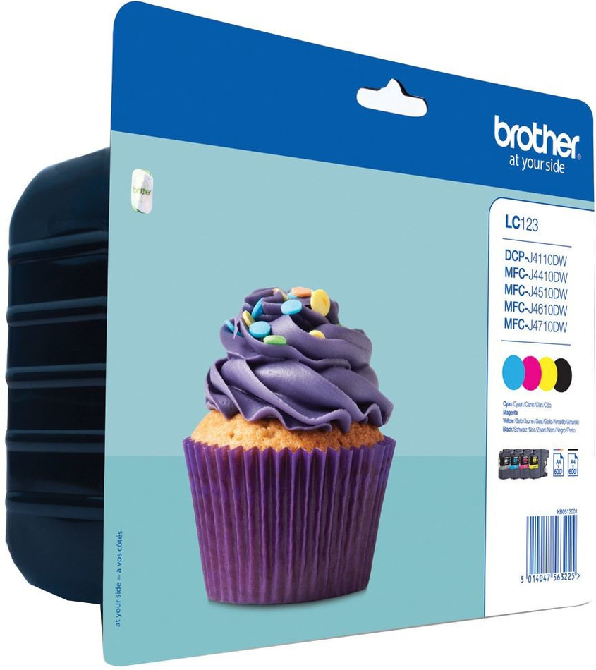 Brother LC-123VALBP (inkoust multipack - černá + tři barvy) (LC123VALBP)