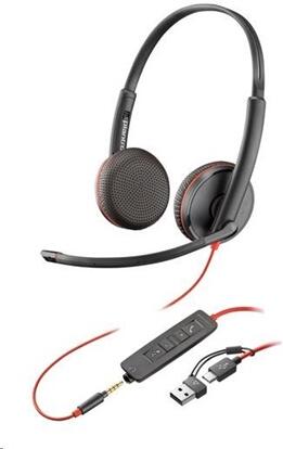 HP Poly BW 3225 USB-C HS +3.5mmP +USB-C/A (8X229AA)