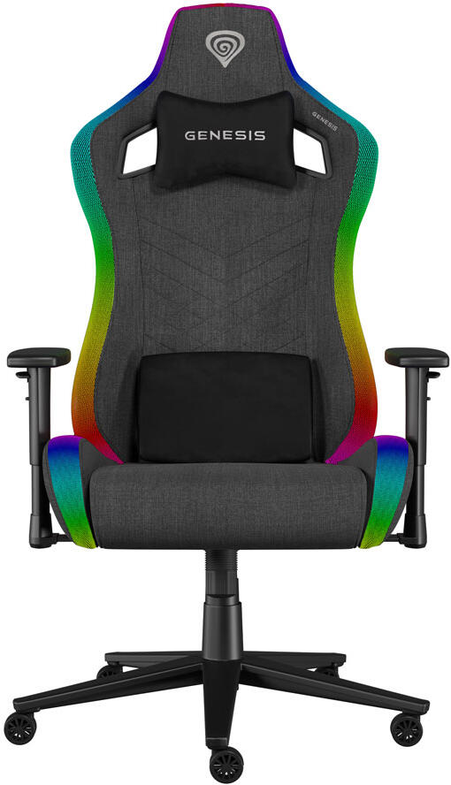Herní křeslo GENESIS TRIT 660, RGB, Šedé (NFG-2246)