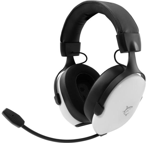 White Shark herní headset FOX, pro PC, PS4/PS5, Mac, bílá (GH-2445) (FOX-W)