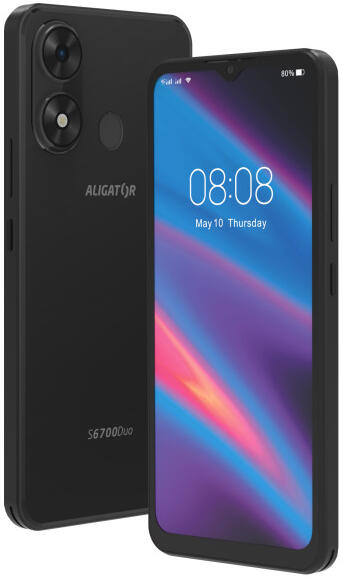 Mobilní telefon Aligator S6700 Duo 4GB/128GB, černý