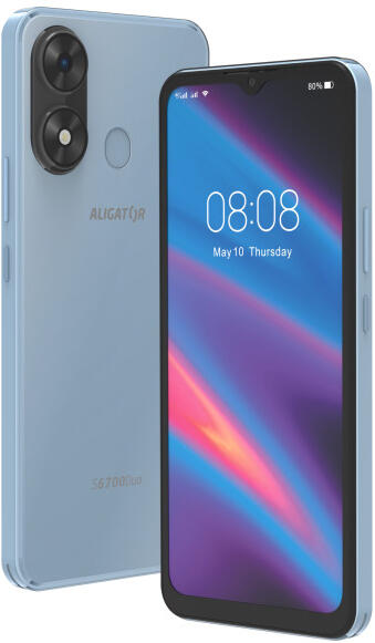 Mobilní telefon Aligator S6700 Duo 4GB/128GB, modrý