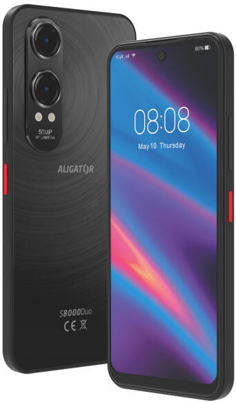 Mobilní telefon Aligator S8000 Duo 4GB/128GB, černý