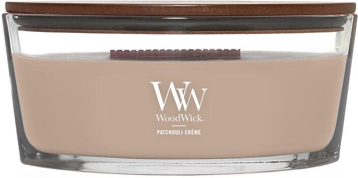 WoodWick Patchouli Créme svíčka loď